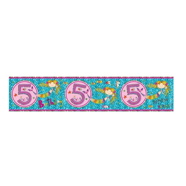 Rachel Ellen Sjöjungfru 5:e födelsedagsbann One Size Blå/Lila Blue/Purple One Size