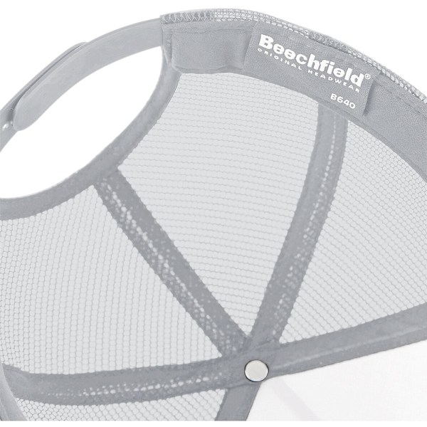 Beechfield Herr Halv Mesh Trucker Cap / Huvudbonad En Storlek Ljus Light Grey/ Light Grey One Size