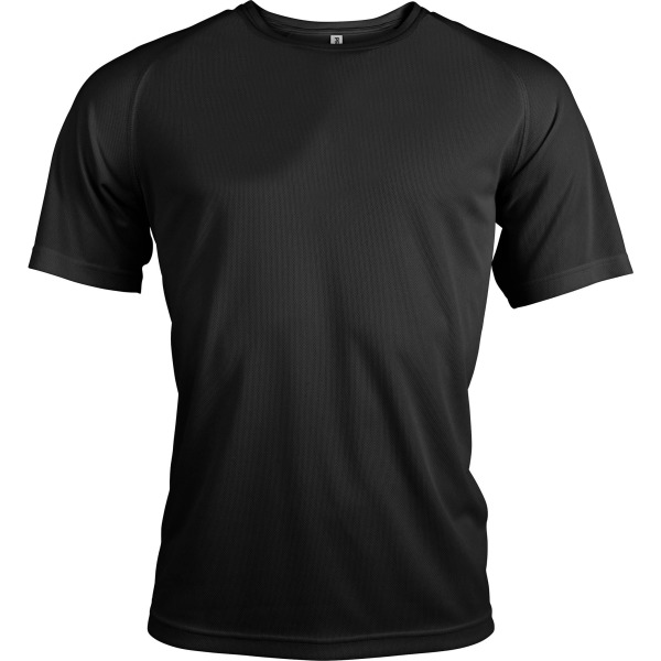 Kariban Mens Proact Sport / Tränings T-Shirt 2XL Svart Black 2XL