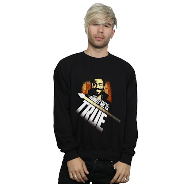 Star Wars Mens Solo True Lando Sweatshirt 3XL Svart Black 3XL