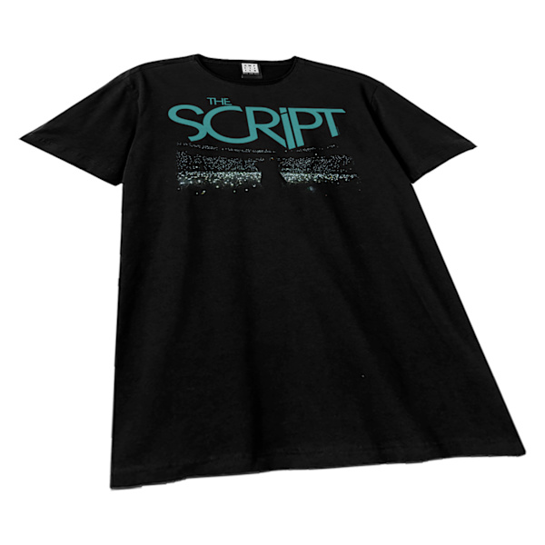 Amplified Unisex Vuxen Live The Script T-Shirt S Svart Black S