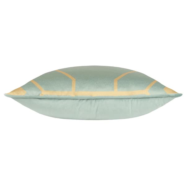 Furn Bee Deco Geometrisk Kuddfodral 43cm x 43cm Eau De Nil Eau De Nil 43cm x 43cm