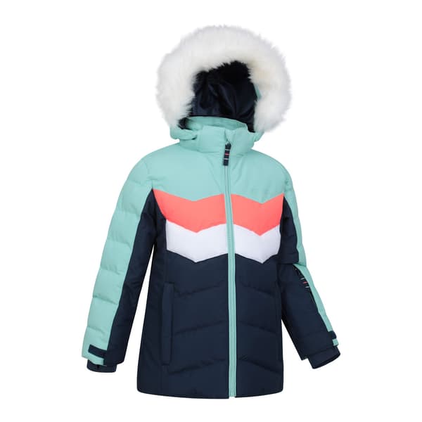 Mountain Warehouse Arctic Vattentät Skidjacka för Barn Light Teal 7-8 Years