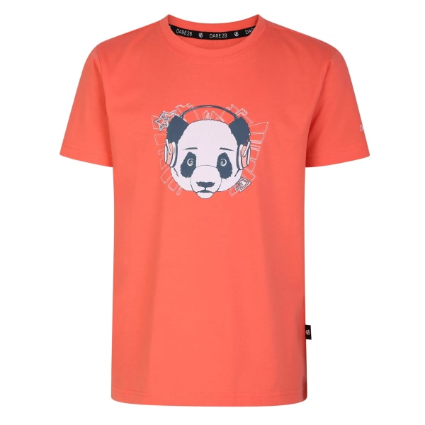 Dare 2B Childrens/Kids Trailblazer T-shirt med grafiskt print 9-10 Y Neon Peach 9-10 Years