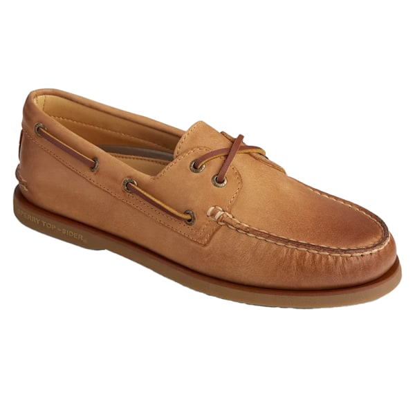 Sperry Herr Authentic Gold Cup Läder Båtskor 12 UK Tan Tan 12 UK