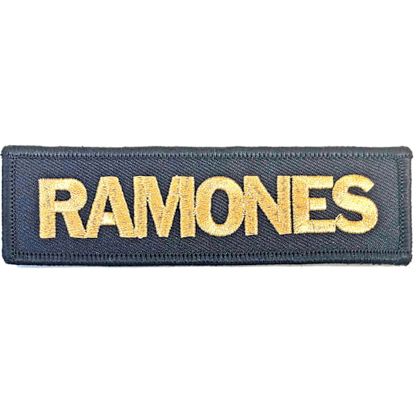 Ramones logotyp strykjärnsmärke One Size Grå/Gul Grey/Yellow One Size