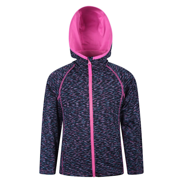 Mountain Warehouse Kayleigh II Stripe Full Zip H för barn/ungdomar Indigo 11-12 Years