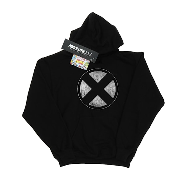 Marvel Herr X-Men Distressed Emblem Hoodie XXL Svart Black XXL