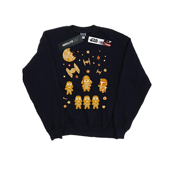 Star Wars Damkläder/Dam Gingerbread Empire Sweatshirt M Marinblå Navy Blue M