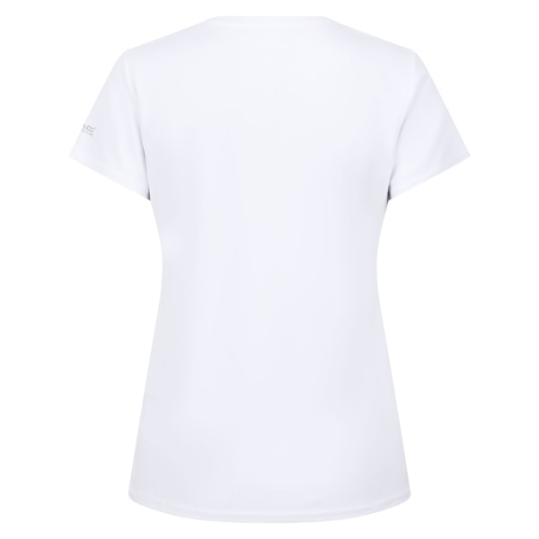 Regatta Fingal VII Graphic Print T-shirt för damer, 10 UK, vit White 10 UK