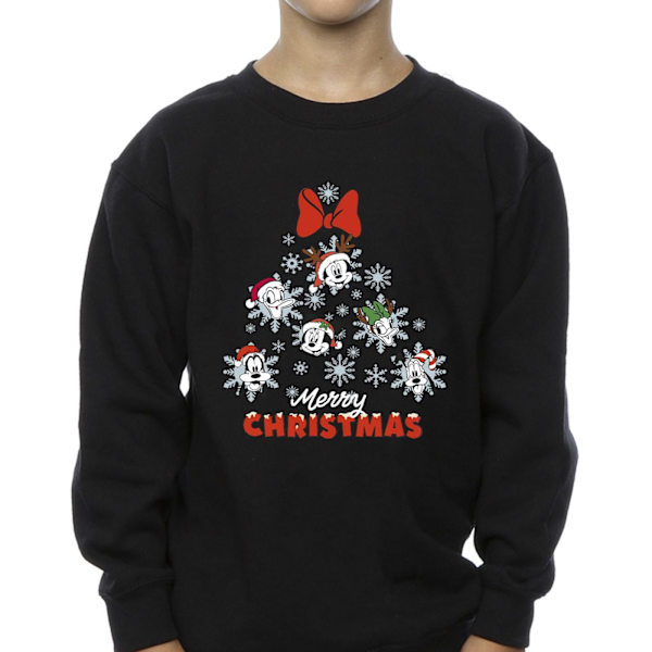 Disney Boys Mickey Mouse And Friends Julgran Sweatshirt Black 12-13 Years
