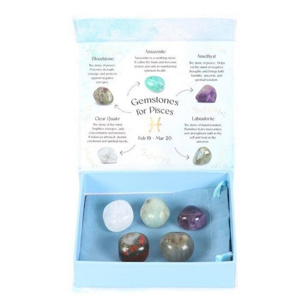 Something Different Pisces Tumbled Stone (5-pack) Storlek M Multicoloured One Size