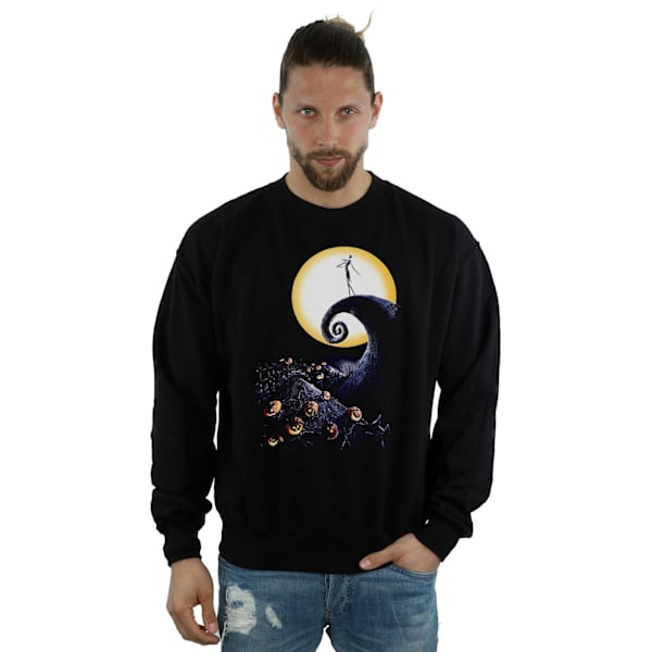 Nightmare Before Christmas Unisex Vuxen Cemetery Sweatshirt XL Black XL
