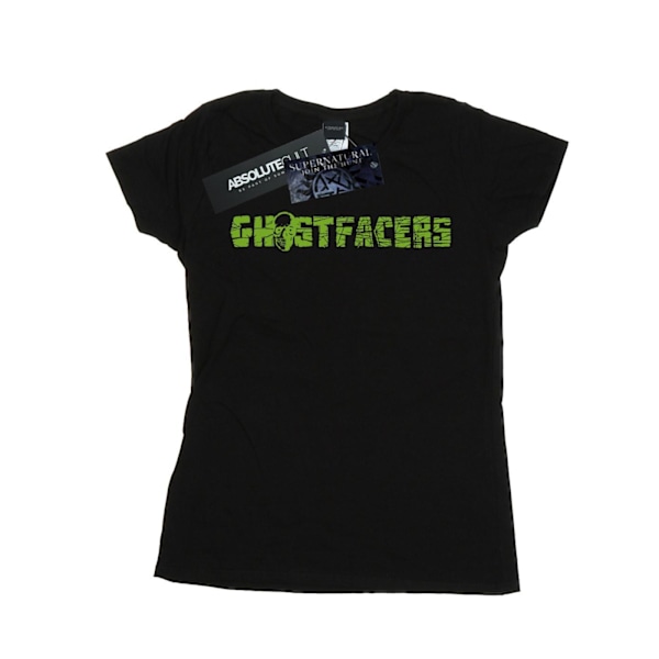 Supernatural Dam/Kvinnor Ghostfacers Logo Bomull T-Shirt XL B Black XL