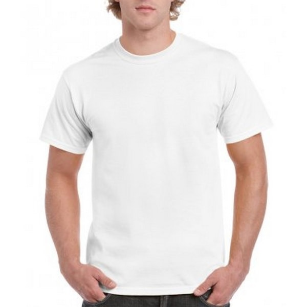 Gildan Mens Hammer Heavyweight T-Shirt 2XL Vit White 2XL
