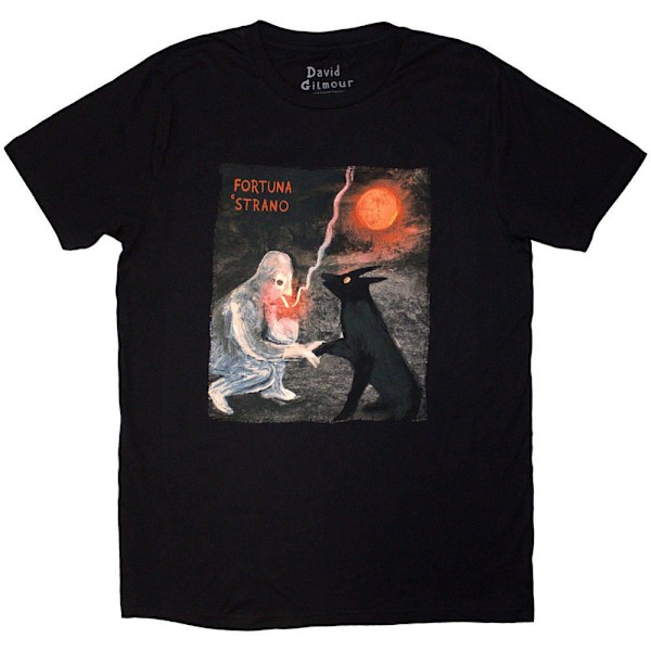 David Gilmour Unisex Vuxen Luck & Strange Fortuna E Strano Ryggtryck Black L