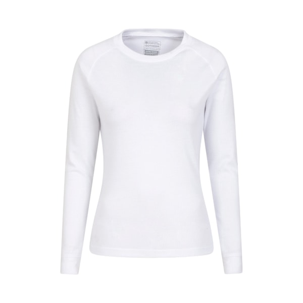 Mountain Warehouse Dam Talus Långärmad Topp för Kvinnor 12 UK White 12 UK