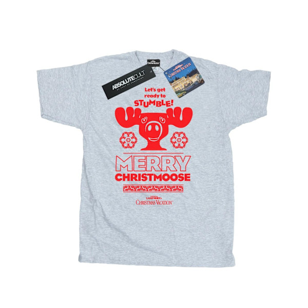 National Lampoon's Christmas Vacation Herr Merry Christmoose T-shirt Sports Grey XXL
