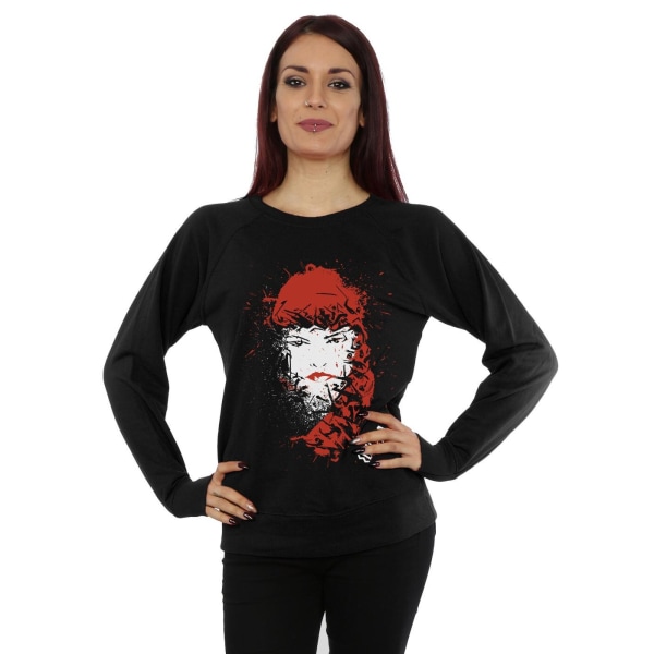 Marvel Womens/Ladies Elektra Face Of Death Sweatshirt XS Svart Black XS