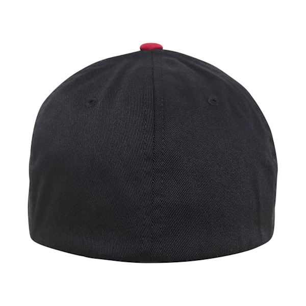 Flexfit Unisex Adult Two Tone Cap S/M Svart/Röd Black/Red S/M