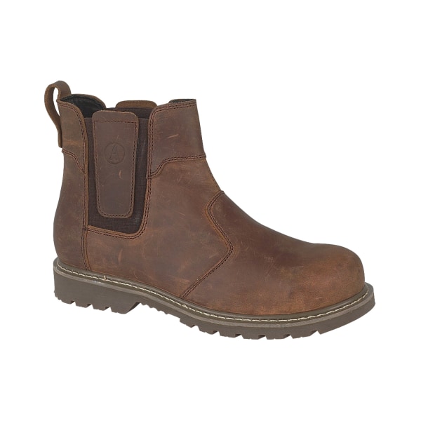 Amblers Abingdon Casual Leather Dealer Boot / Herrstövlar 12 UK Brown Crazy Horse 12 UK
