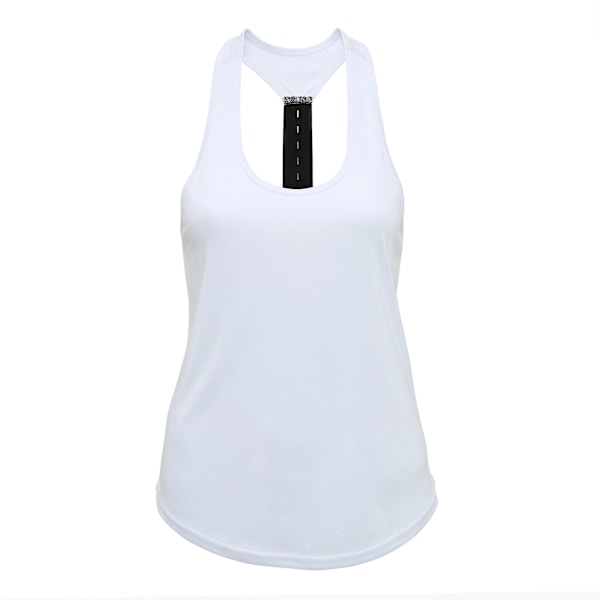 Tri Dri Dam/Kvinnors Performance Strap Back Vest XL Vit White XL