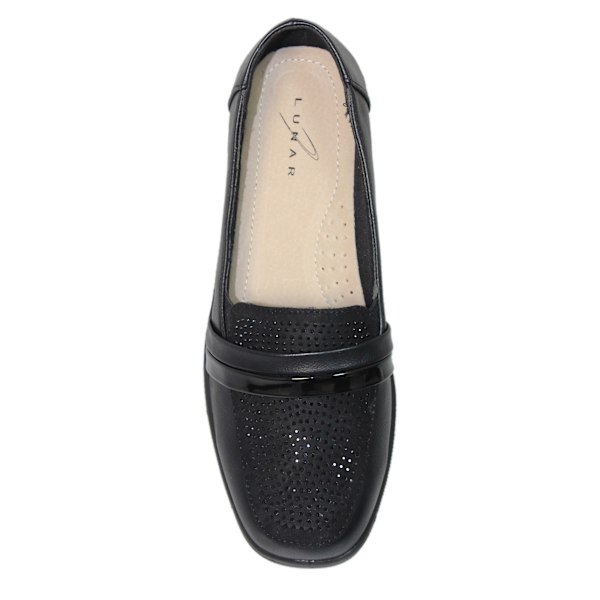 Lunar Dam/Dam Esther Casual Skor 6 UK Svart Black 6 UK