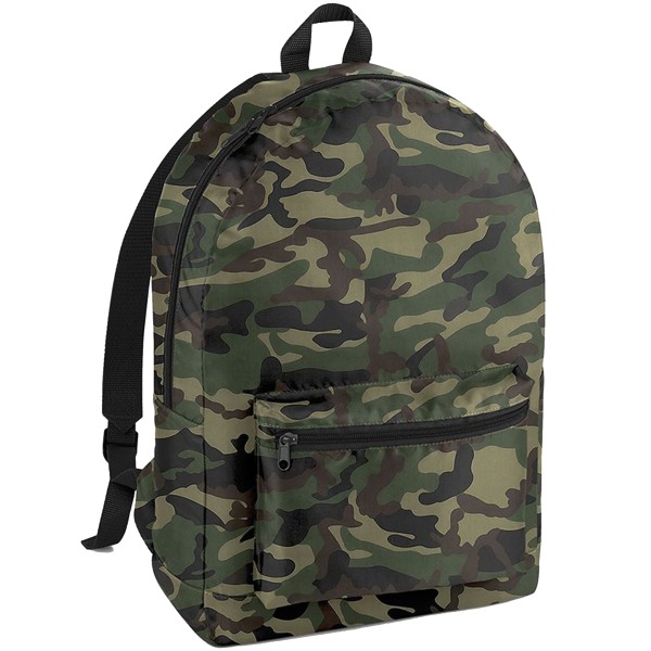 Bagbase Packaway Ryggsäck One Size Jungle Camo/Svart Jungle Camo/Black One Size