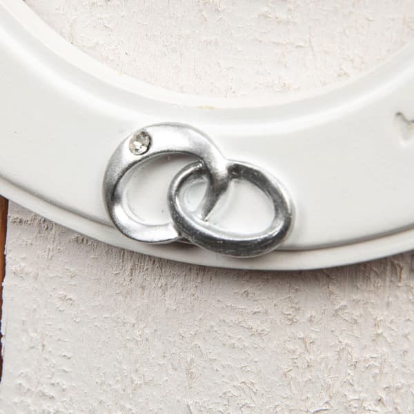 Amore Mr & Mrs Bröllopsskylt i harts, en storlek, vit White One Size