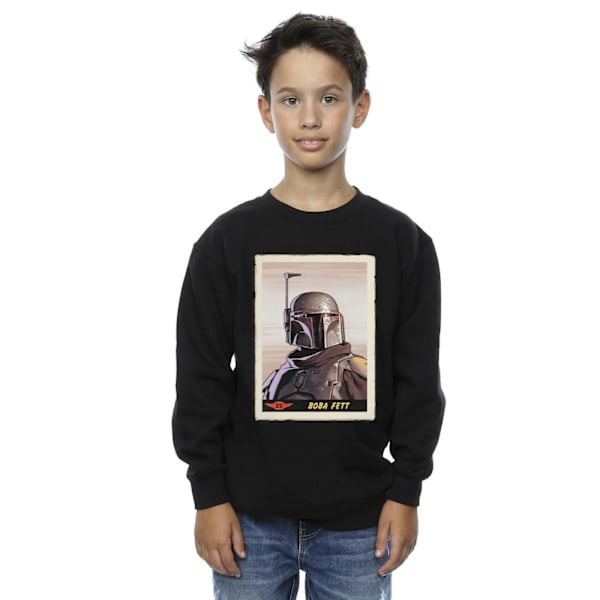 Star Wars The Mandalorian Boba Fett Sweatshirt för pojkar 3-4 år B Black 3-4 Years