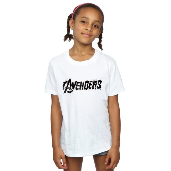 Avengers Girls Cotton T-Shirt 12-13 Years Black Black 12-13 Years
