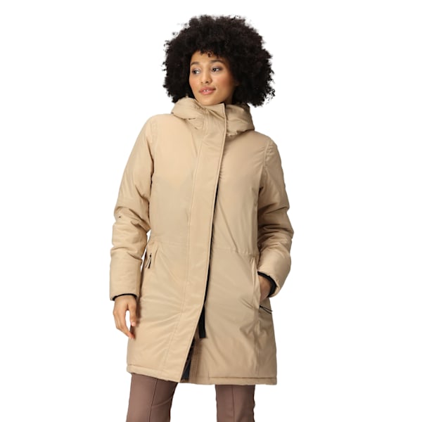 Regatta Womens/Ladies Yewbank III Vattentät Jacka 20 UK Barle Barleycorn/Seal Grey 20 UK