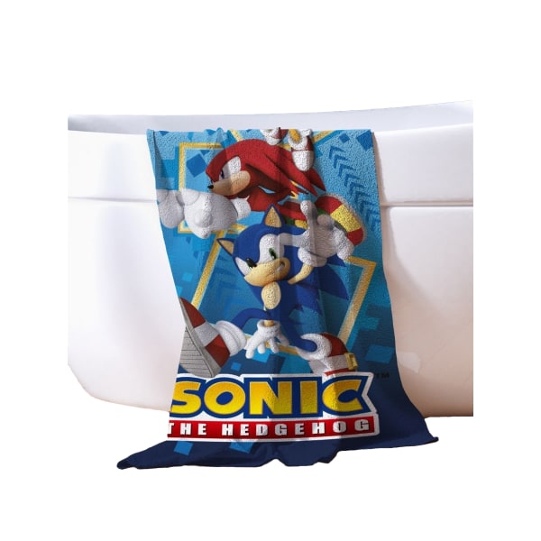 Sonic The Hedgehog Bounce Cotton Strandhandduk One Size Blå/Mult Blue/Multicoloured One Size