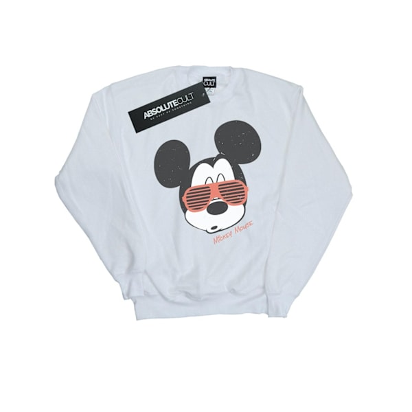 Disney Herr Mickey Mouse Solglasögon Sweatshirt L Vit White L