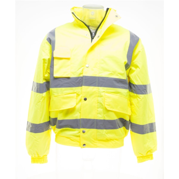 Yoko Mens Hi-Vis Bomberjacka 5XL Hi-Vis Gul Hi-Vis Yellow 5XL