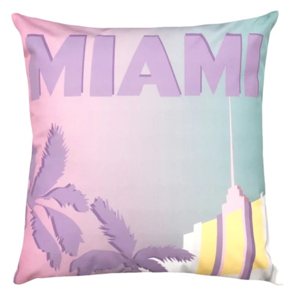 Furn Miami Utomhuskuddfodral One Size Lila/Rosa Purple/Pink One Size