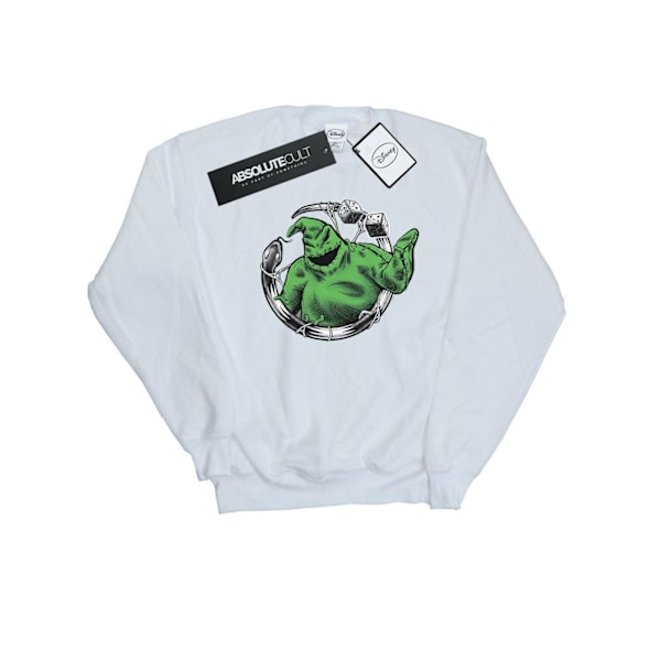 Disney Herr Nightmare Before Christmas Roll The Dice Sweatshirt White S