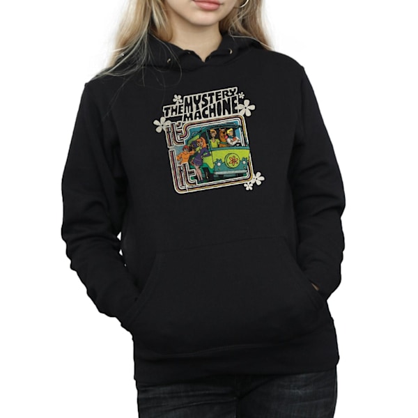 Scooby Doo Dam/Kvinnor Mystery Machine Hoodie S Svart Black S
