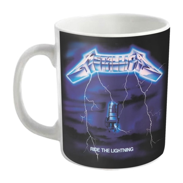 Metallica Ride The Lightning Mug One Size Vit/Blå/Svart White/Blue/Black One Size