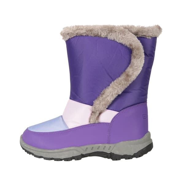 Mountain Warehouse Barn/Barn Caribou Adaptive Snow Boots 4 Purple 4 UK