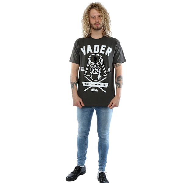 Star Wars Mens Darth Vader Collegiate T-Shirt M Light Graphite Light Graphite M