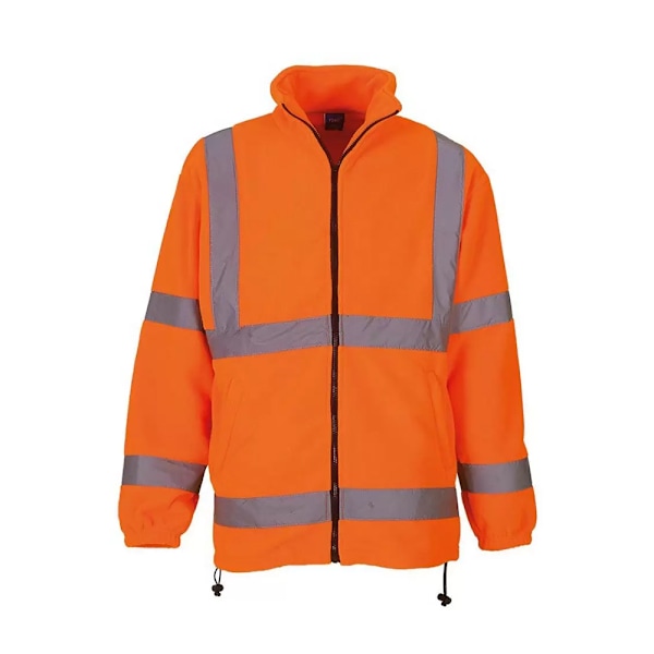 Yoko Unisex Vuxen Tungvikts Hi-Vis Fleecejacka M Orange Orange M