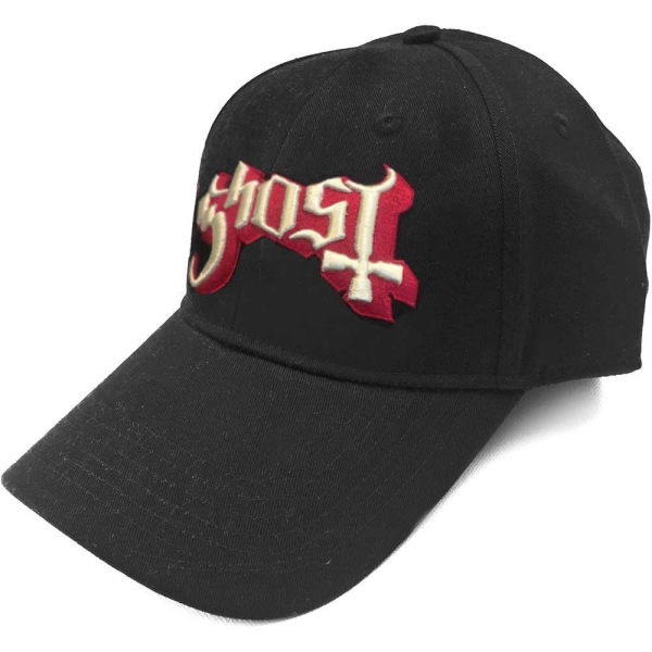Ghost Unisex Adult Logo Baseball Cap One Size Svart Black One Size