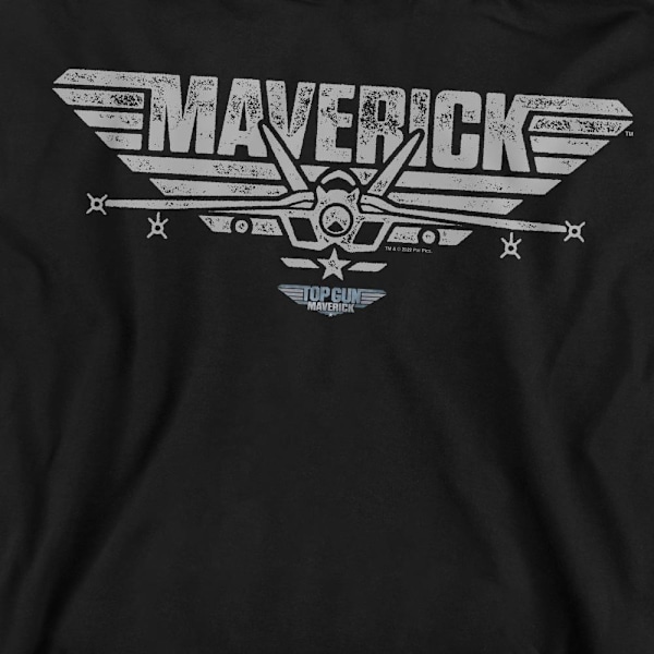 Top Gun: Maverick Unisex Vuxen Flygplanslogotyp Sweatshirt L Svart Black L