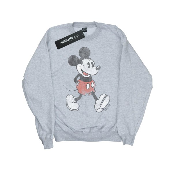 Disney Girls Mickey Mouse Walking Sweatshirt 5-6 år Sport G Sports Grey 5-6 Years