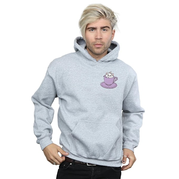Disney Herr Aristocats Marie I Kopp Brösttryck Hoodie 4XL Spo Sports Grey 4XL