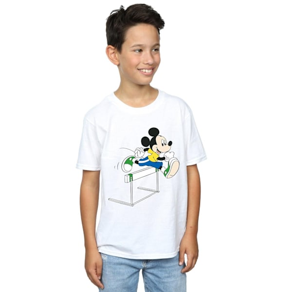 Disney Boys Mickey Mouse Häckar T-shirt 7-8 år Vit White 7-8 Years