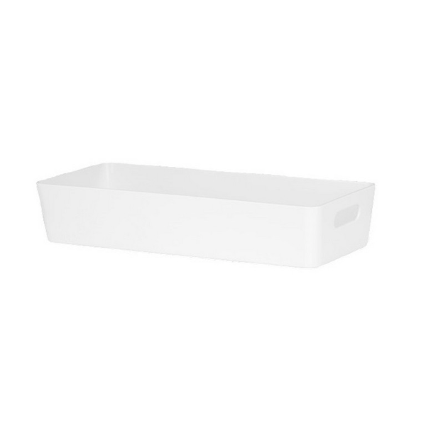 Wham Studio 10.01 Rektangulär Korg 6cm x 30cm x 12.5cm Isvit Ice White 6cm x 30cm x 12.5cm