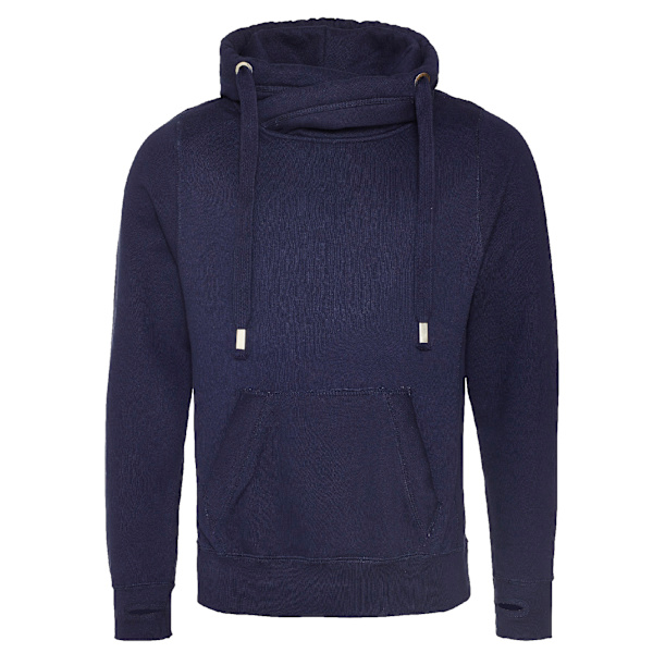 AWDis Hoods Herr Cross Neck Hoodie XS Oxford Navy Oxford Navy XS