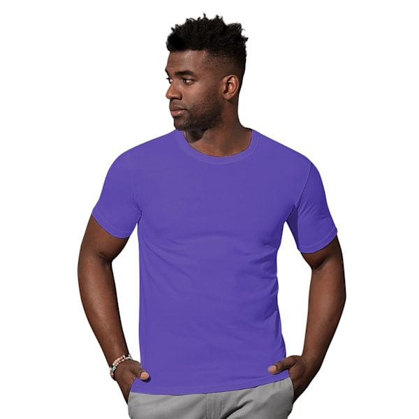 Stedman Stars Mens Morgan Crew Neck Tee M Deep Lilac Deep Lilac M